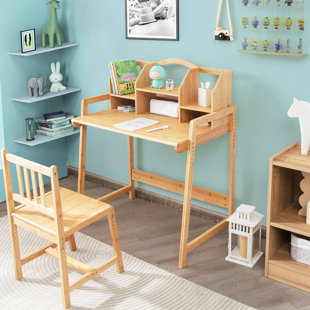 Kids desk clearance and stool